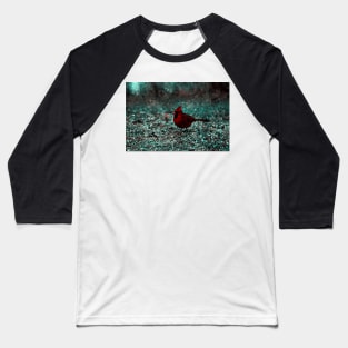 Cardinal Stained Glass Baseball T-Shirt